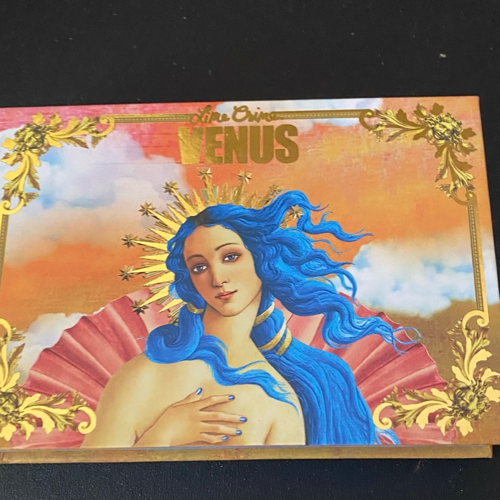 Lime Crime Venus Palette with Blue and Gold Accents